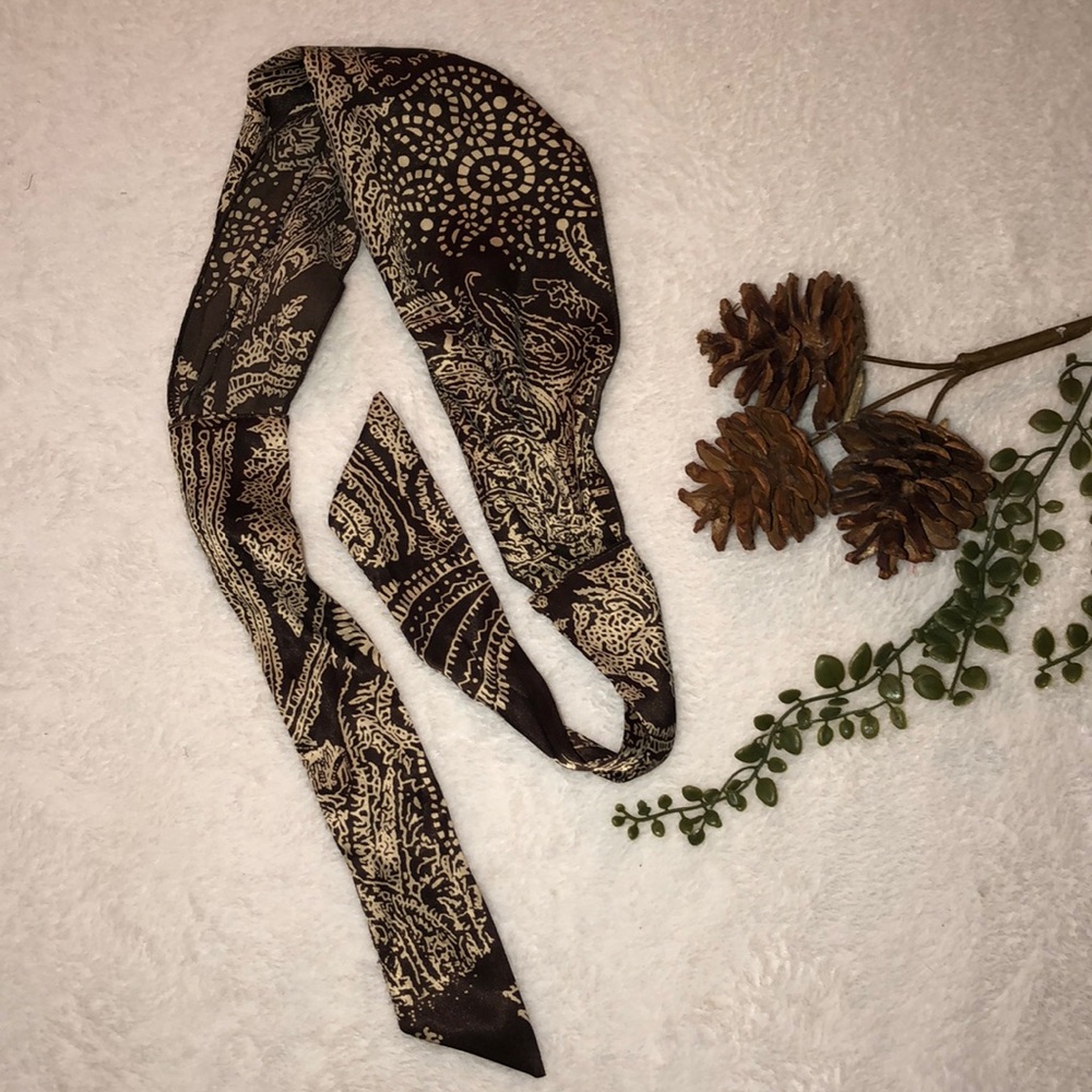 Silk hair band, bohemian flair!